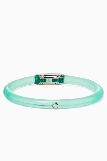 Glow Up Thin Bangle in Resin