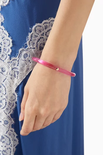 Glow Up Thin Bangle in Resin