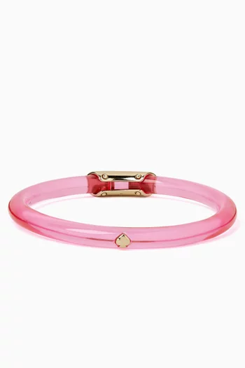 Glow Up Thin Bangle in Resin