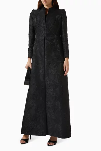 Signature Abaya in Jacquard
