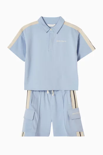 Track Polo T-shirt in Cotton