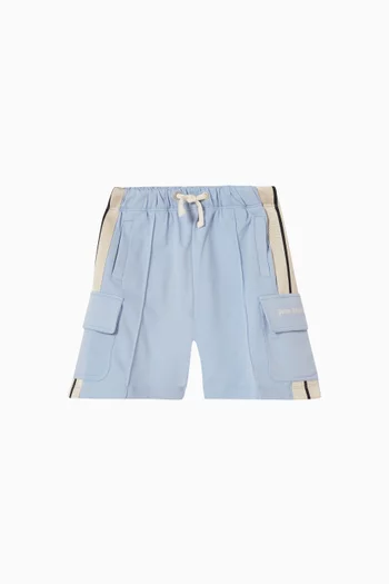 Track Cargo Sweatshorts in Cotton