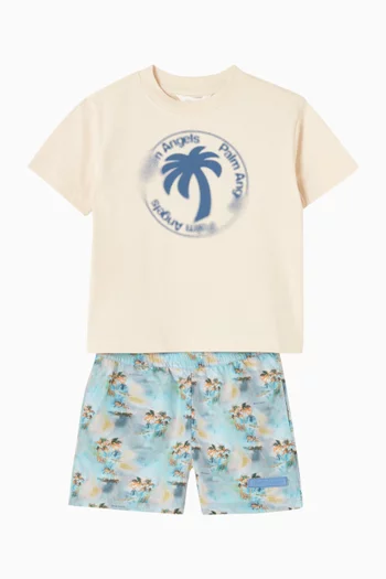 Tie Dye Beach Shorts