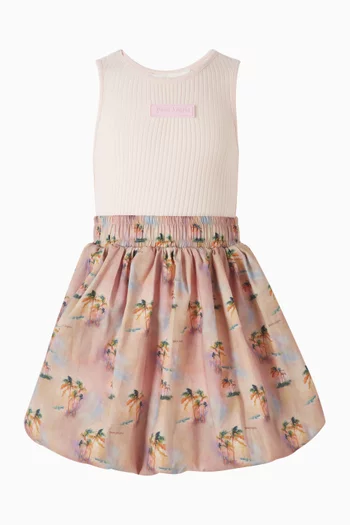 Hybrid Tank Top Balloon Dress