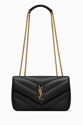 Small LOULOU Bag in Matelassé Lambskin