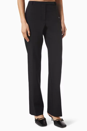 Fine Band 90s Pants in Wool