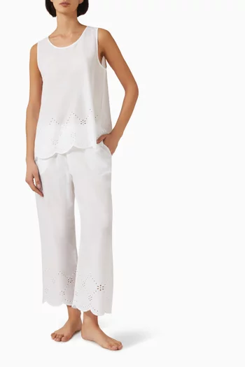 Crop 7/8 Pants in Cotton