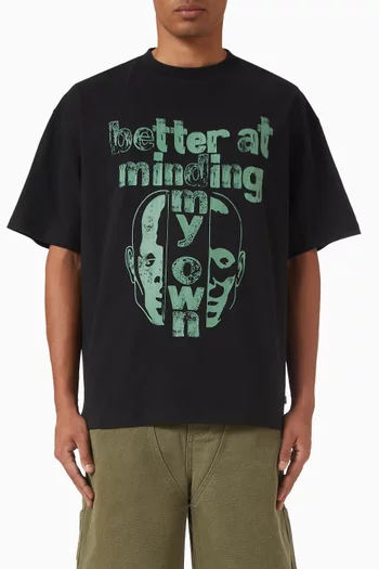 Better At Minding My Own T-shirt in Cotton
