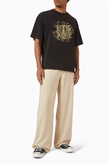 Printed T-shirt in Cotton
