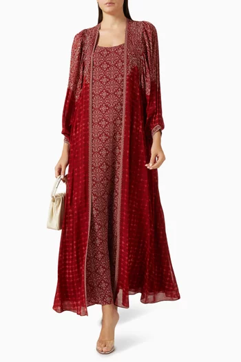 Two-piece Kaftan Set in Viscose