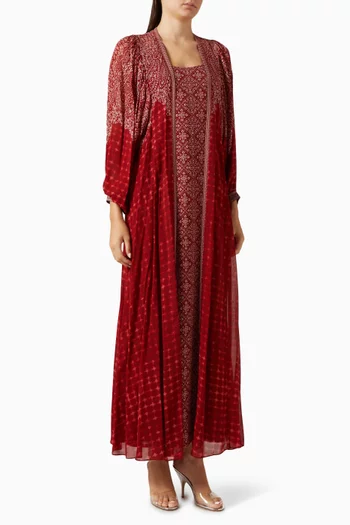 Two-piece Kaftan Set in Viscose