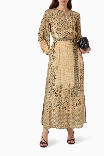 Printed Kaftan in Viscose