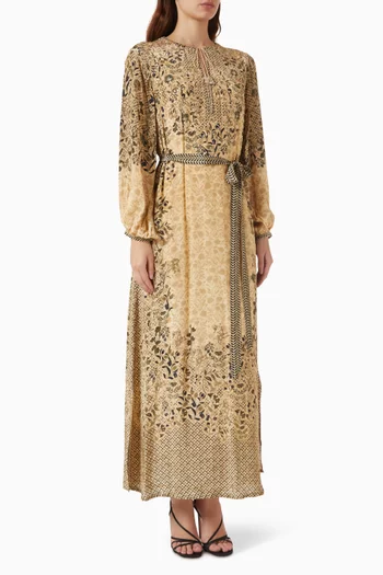 Printed Kaftan in Viscose
