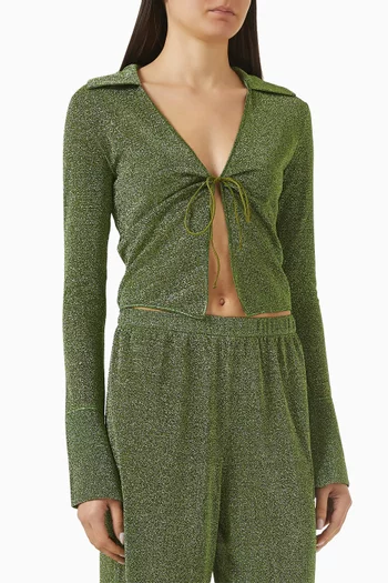 Lumière Tie-front Shirt