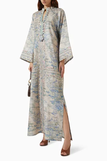 A-line Kaftan Maxi Dress