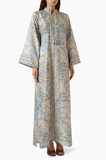 A-line Kaftan Maxi Dress