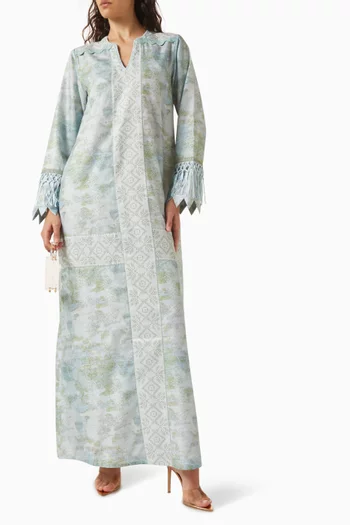 A-line Kaftan Maxi Dress
