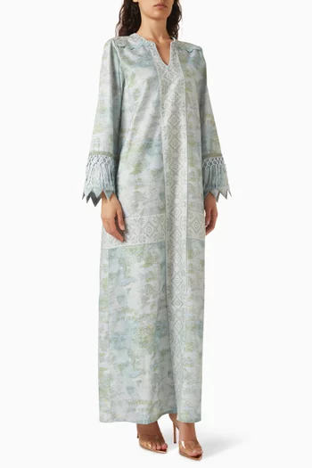 A-line Kaftan Maxi Dress