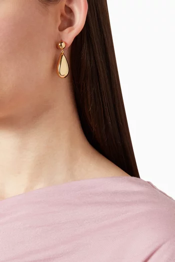 The Lola Earrings in 18kt Gold-plated Silver