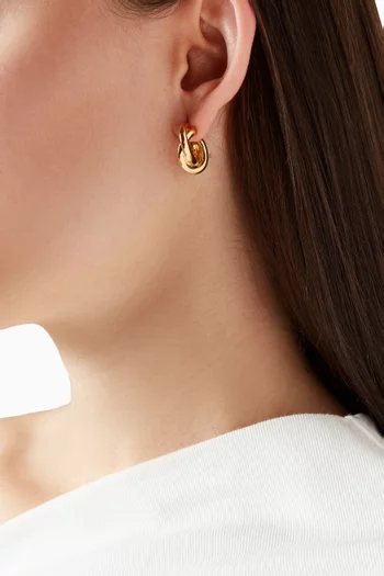 The Diana Earrings in 18kt Gold-plated Silver