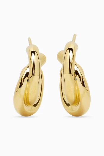 The Diana Earrings in 18kt Gold-plated Silver