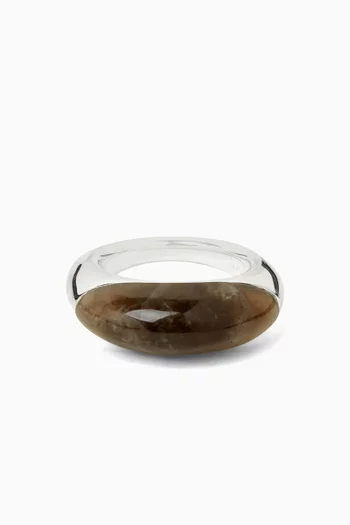 The Beatrice Ring in Quartz & Sterling Silver