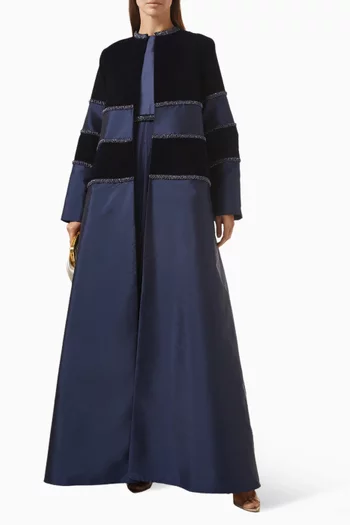 Velvet Abaya & Dress Set