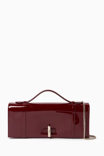 May Clutch Bag in Patent Leather