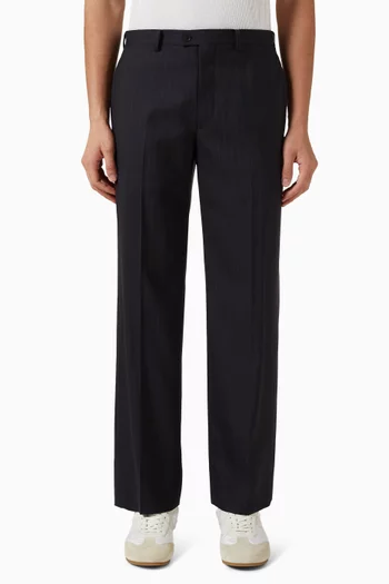 Shadow Stripe Pants in Wool
