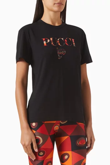 Logo T-shirt in Cotton