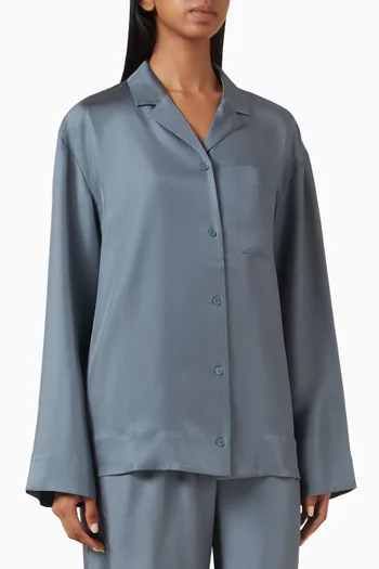 Vega Shirt in Silk-twill
