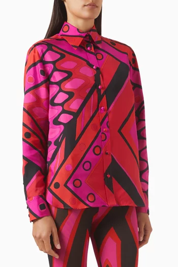 Vivara Print Shirt in Silk