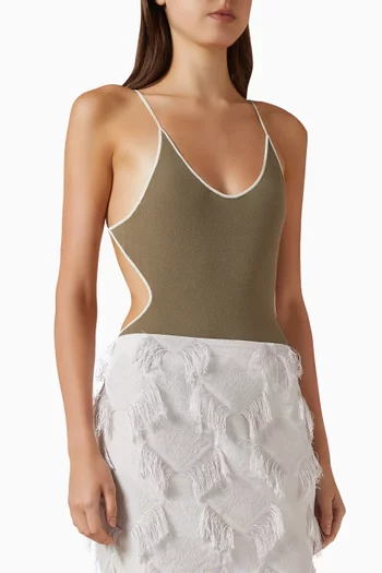 Nya Open-back Bodysuit