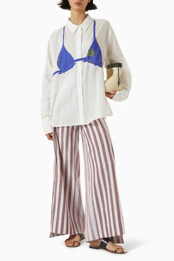 Business Casual Shirt in Cotton Voile