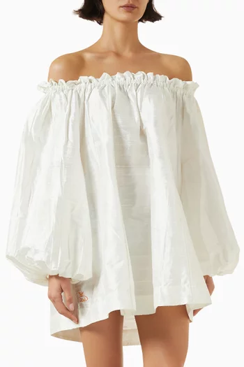 Worth Off-shoulder Mini Dress