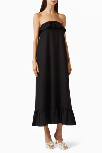 Marya Maxi Dress in Linen