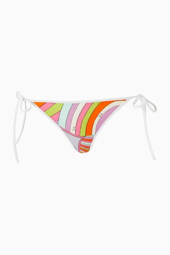 Printed Bikini Briefs in Lycra