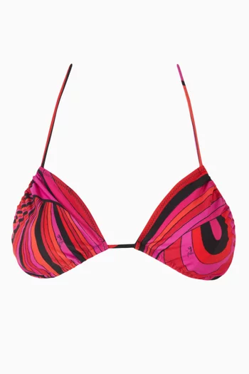 Printed Bikini Top