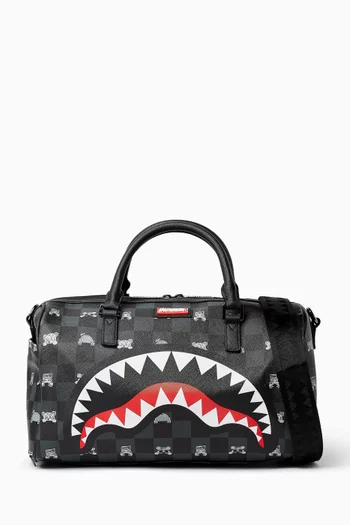 Mini Peeking Character Check Duffle