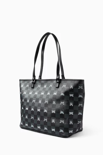 Peeking Character Check Tote