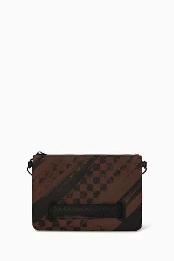 Smeared Grunge Crossover Clutch