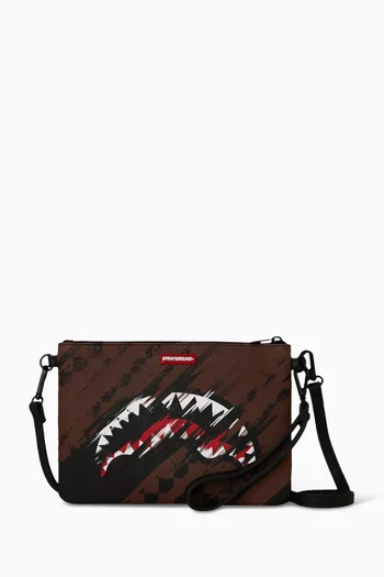 Smeared Grunge Crossover Clutch