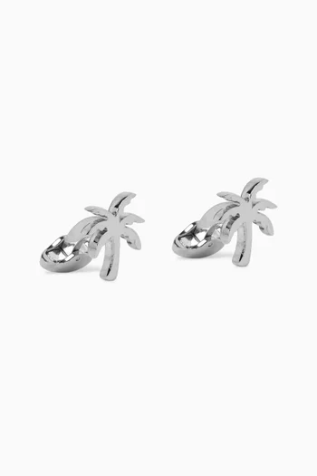 Palm Tree Cufflinks in Metal