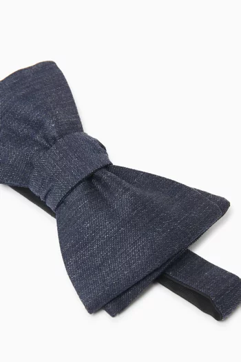 Bow Tie in Linen-silk