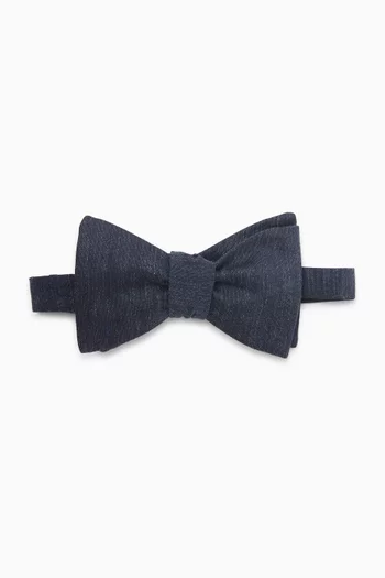 Bow Tie in Linen-silk