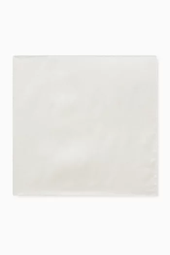 Solid Wedding Pocket Square in Satin-silk