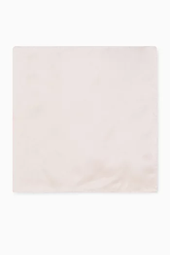 Solid Wedding Pocket Square in Satin-silk