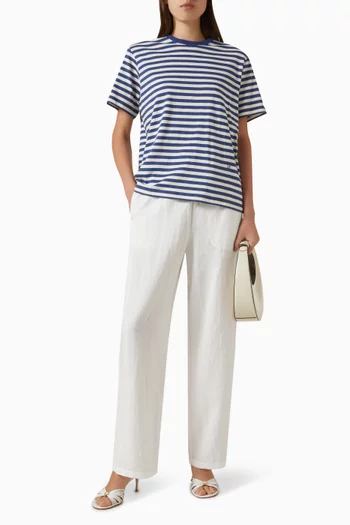 Striped T-shirt in Jersey