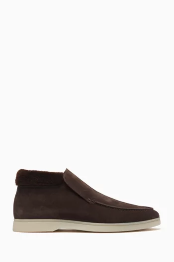 Lady City High Top Loafers in Softey® Suede