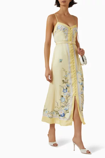 Open-back Dress in Viscose